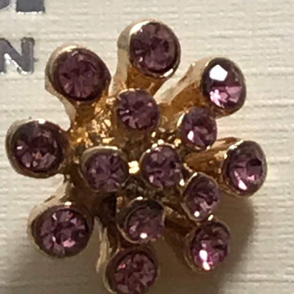 🆕🌸 3pc Earrings Set Gold Pink - Picture 5 of 8